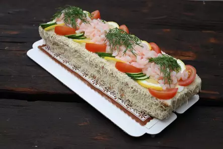 Katkar.voileipäkakku 10 heng. - Voileipäkakut - 0497 - 1